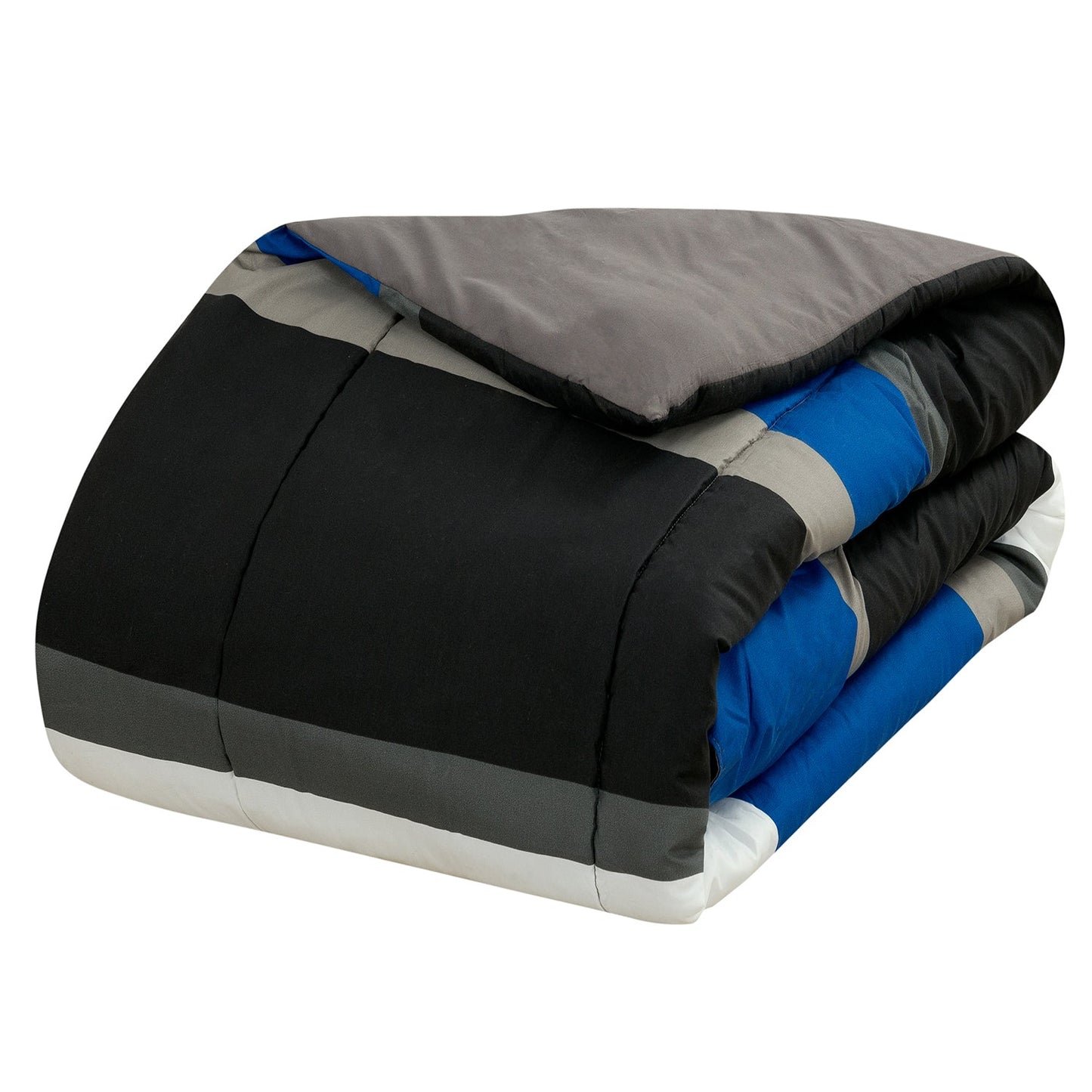 Brooklyn Flat Rugby Stripe Bed-in-a-Bag Set __label2:BOGO 30% OFF __stock:100 Bedding refund_fee:1800