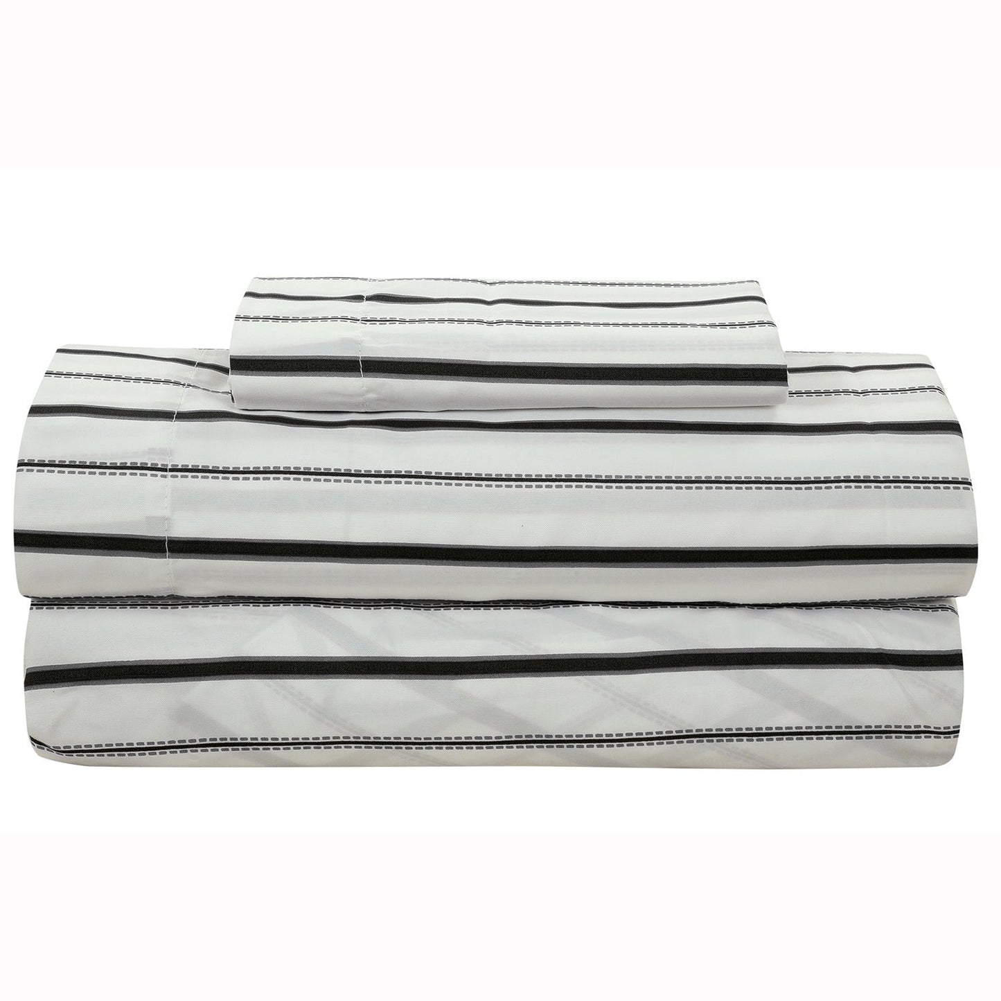 Brooklyn Flat Rugby Stripe Bed-in-a-Bag Set __label2:BOGO 30% OFF __stock:100 Bedding refund_fee:1800