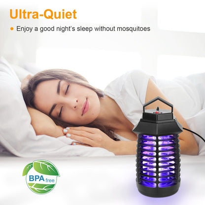 Bug Zapper Electric UV Mosquito Killer Lamp Pest Control refund_fee:800 Warranty