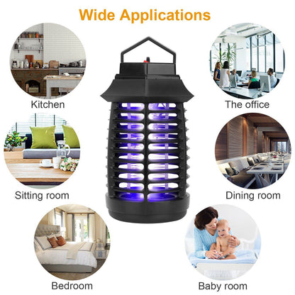 Bug Zapper Electric UV Mosquito Killer Lamp Pest Control refund_fee:800 Warranty