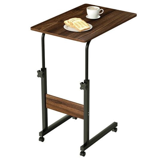 C Side Laptop Small Slim Snack Side Table Brown __stock:50 Furniture and Décor refund_fee:1800