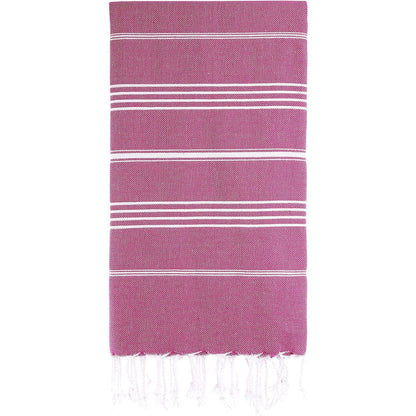 Cacala Pure Series Lightweight 100% Turkish Cotton Super Soft Peshtemal Luxury Bath Towel Fuchsia __stock:200 Bath refund_fee:1200