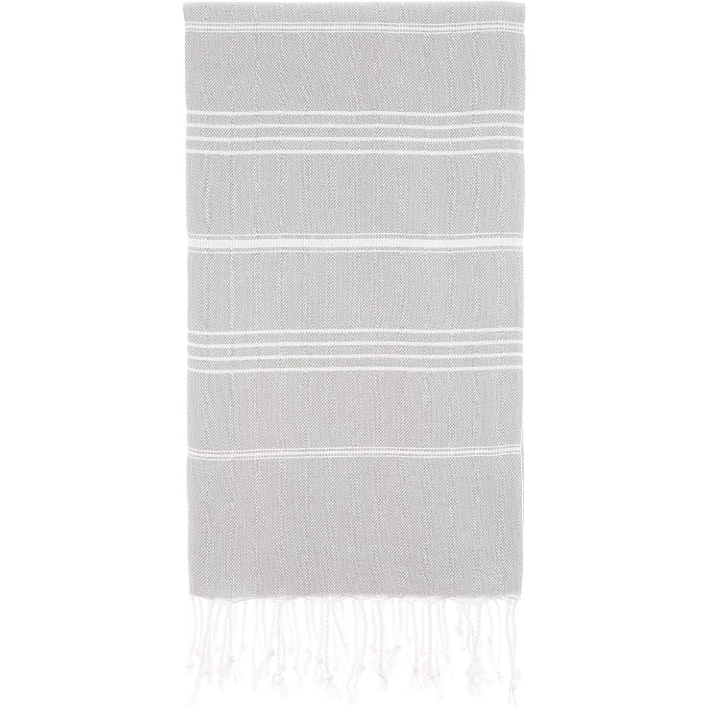 Cacala Pure Series Lightweight 100% Turkish Cotton Super Soft Peshtemal Luxury Bath Towel Gray __stock:200 Bath refund_fee:1200