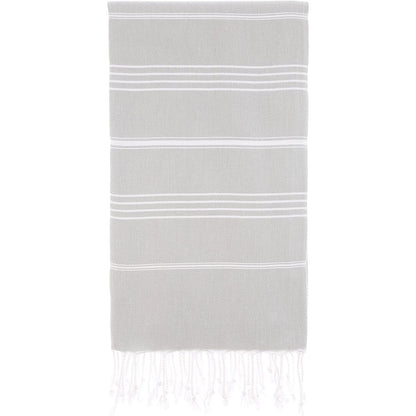 Cacala Pure Series Lightweight 100% Turkish Cotton Super Soft Peshtemal Luxury Bath Towel Gray __stock:200 Bath refund_fee:1200