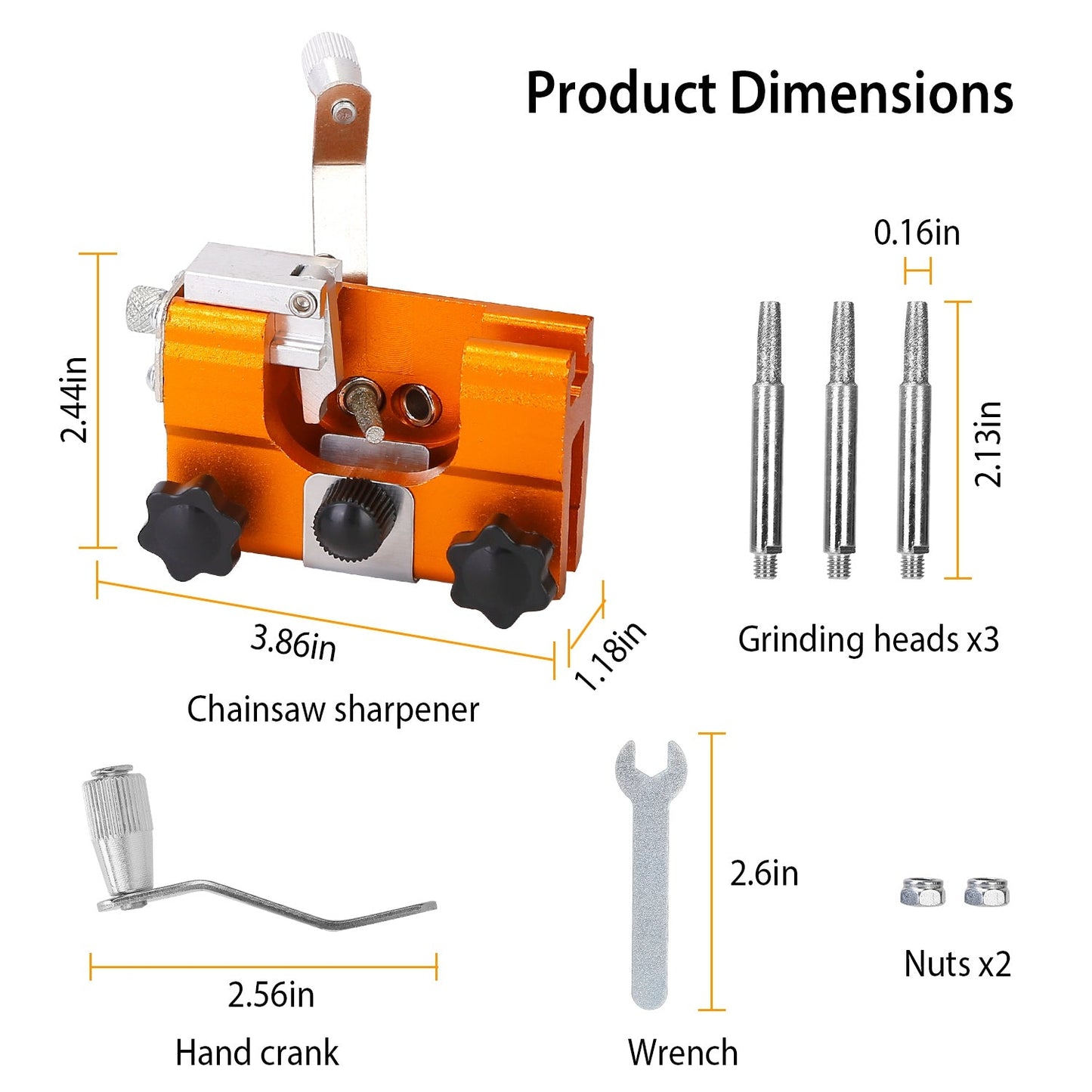 Chainsaw Chain Sharpening Jig Universal __stock:100 Home Improvement refund_fee:1200