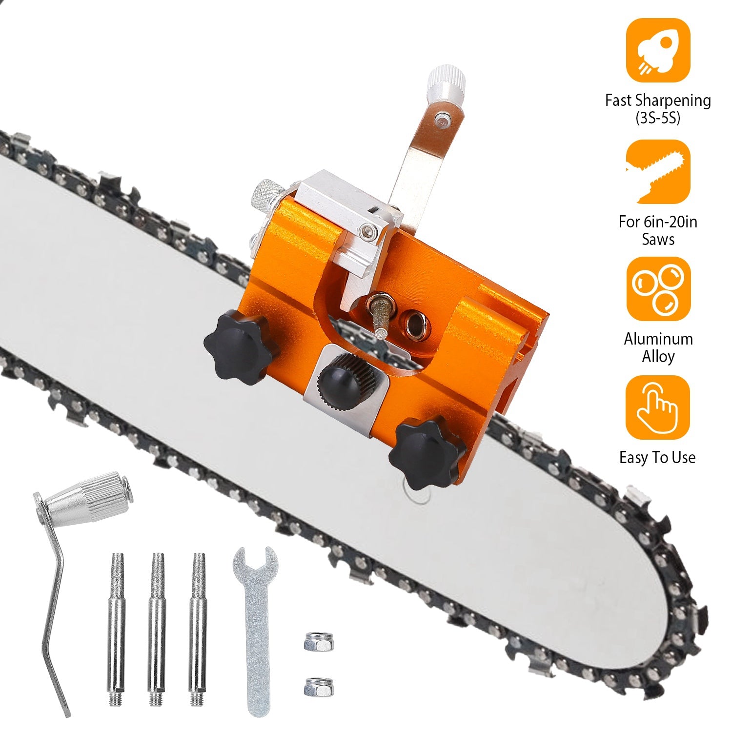 Chainsaw Chain Sharpening Jig Universal __stock:100 Home Improvement refund_fee:1200