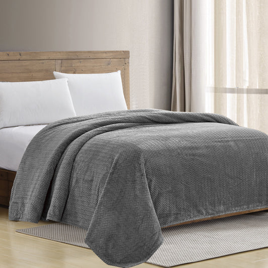 Chevron Braided Bed Cover __label2:BOGO 30% OFF Bedding refund_fee:1200