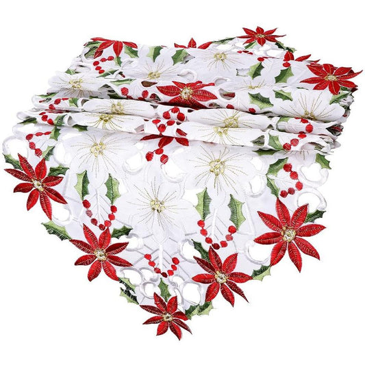 Christmas Embroidered Table Runners Holiday Decor & Apparel refund_fee:800