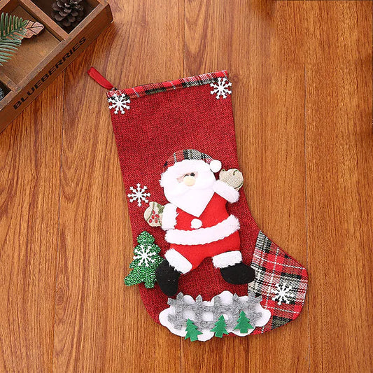 Christmas Stocking Gift Bag Santa Claus __stock:200 Holiday Decor & Apparel refund_fee:800