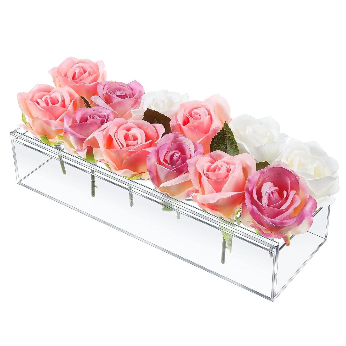 Clear Acrylic Flower Vase for Table Decoration Modern Flower Holder __stock:50 Furniture and Décor refund_fee:1200
