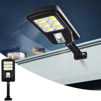 COB Solar Street Lights Remote Control Motion Sensor Security Wall Light with 3 Modes __stock:200 Outdoor Lighting refund_fee:1200 Warranty