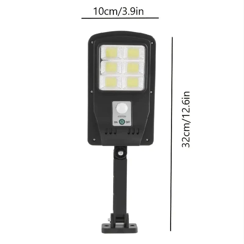 COB Solar Street Lights Remote Control Motion Sensor Security Wall Light with 3 Modes __stock:200 Outdoor Lighting refund_fee:1200 Warranty