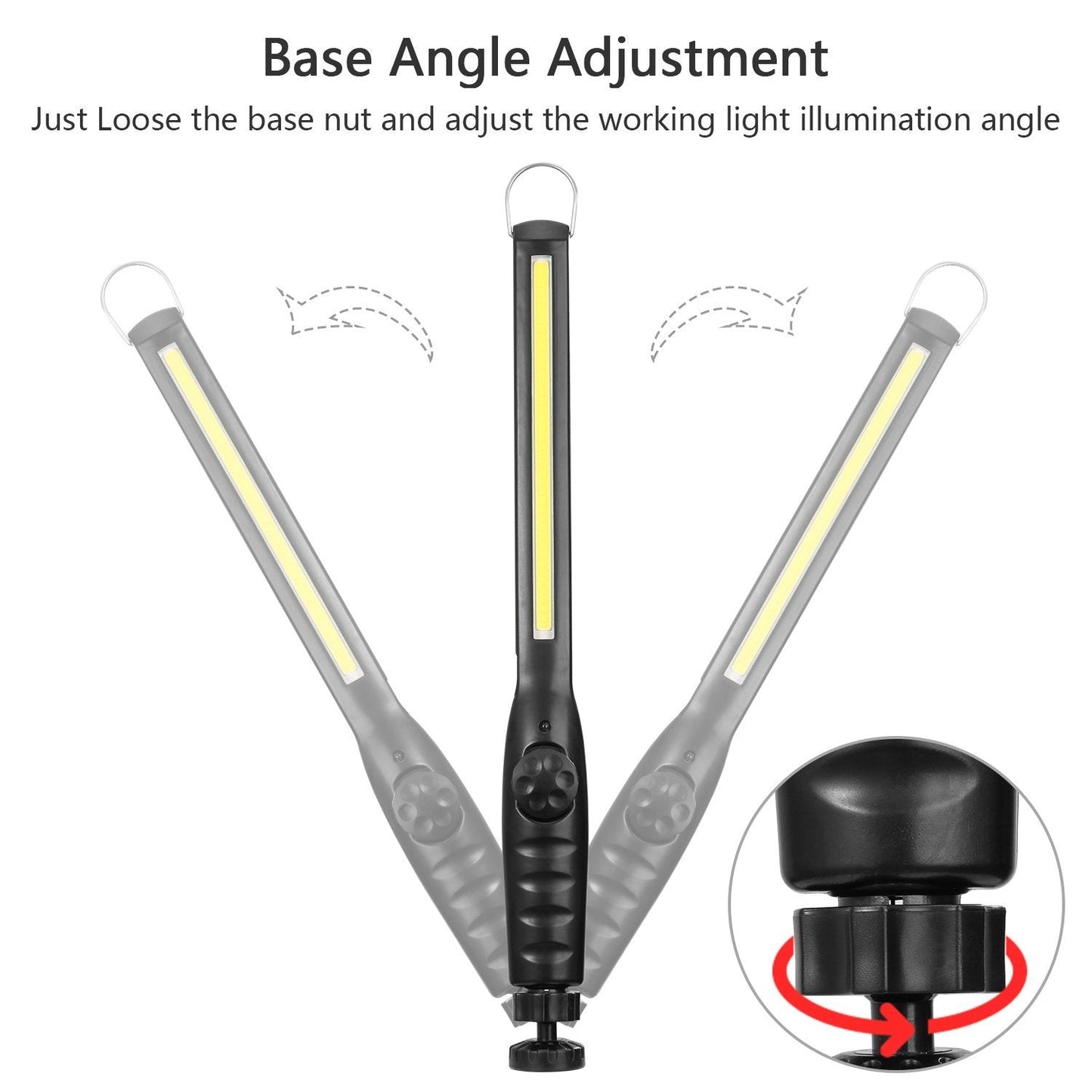 COB Work Light IPX4 Handheld Emergency LED Lamp Low stock Outdoor Lighting refund_fee:1200 Warranty