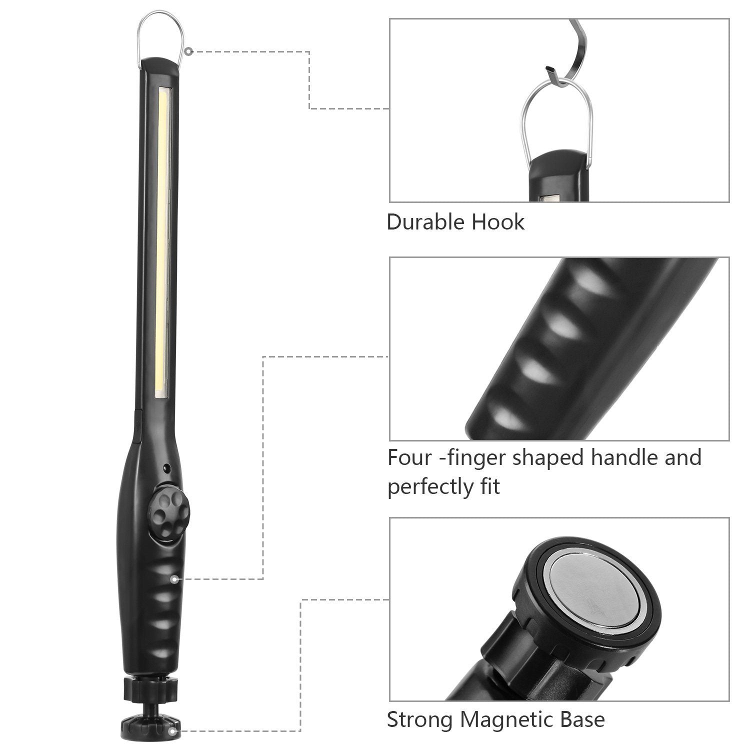 COB Work Light IPX4 Handheld Emergency LED Lamp Low stock Outdoor Lighting refund_fee:1200 Warranty