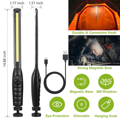 COB Work Light IPX4 Handheld Emergency LED Lamp Low stock Outdoor Lighting refund_fee:1200 Warranty