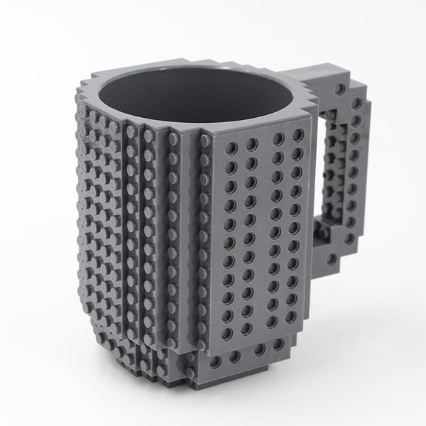 Coffee Cup Building Blocks Mugs Gray __stock:200 Kitchen & Dining refund_fee:800