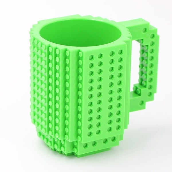 Coffee Cup Building Blocks Mugs Green __stock:200 Kitchen & Dining refund_fee:800