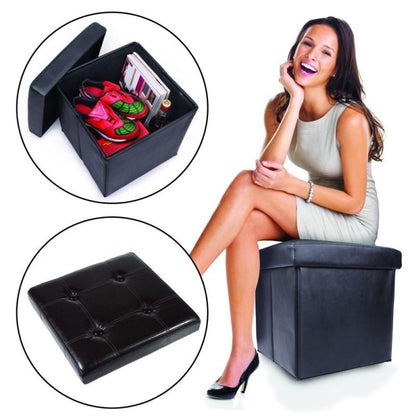 Collapsible Storage Ottoman & Foot Rest __label1:BOGO FREE __stock:350 Clearance Furniture and Décor refund_fee:800
