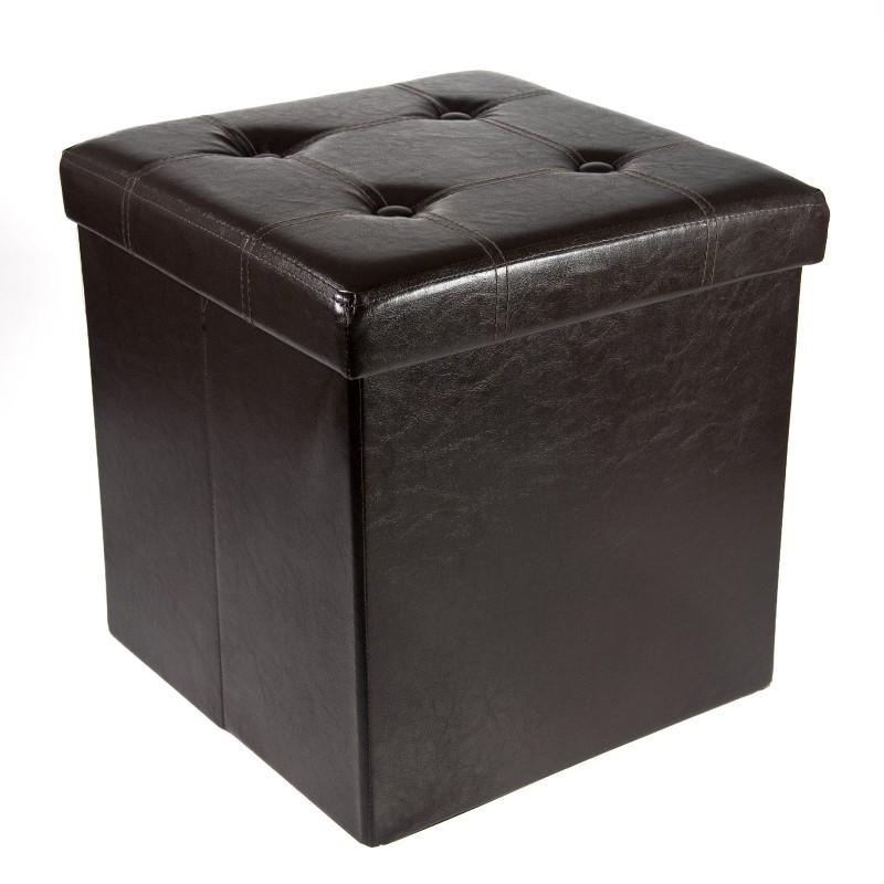 Collapsible Storage Ottoman & Foot Rest __label1:BOGO FREE __stock:350 Clearance Furniture and Décor refund_fee:800