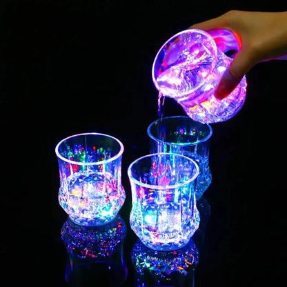 Colorful LED Glowing Beer Cups __stock:200 Kitchen & Dining refund_fee:800