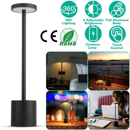 Cordless Portable Rechargeable Table Lamp __stock:100 Indoor Lighting refund_fee:1200 Warranty