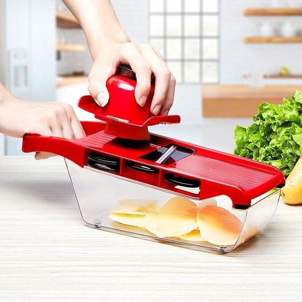 Creative Mandoline Slicer Vegetable Cutter with Stainless Steel Blade __stock:400 Kitchen & Dining refund_fee:1200