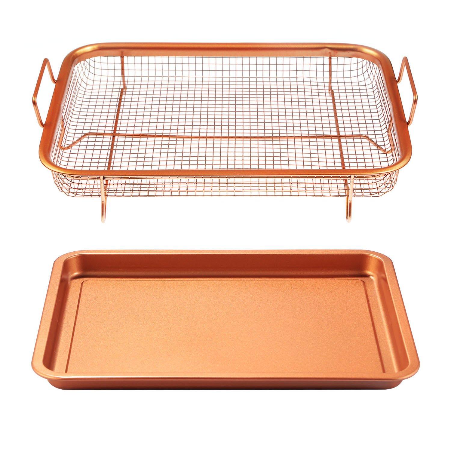 Crispy Tray Set Non Stick Grill Basket Kitchen & Dining refund_fee:1200