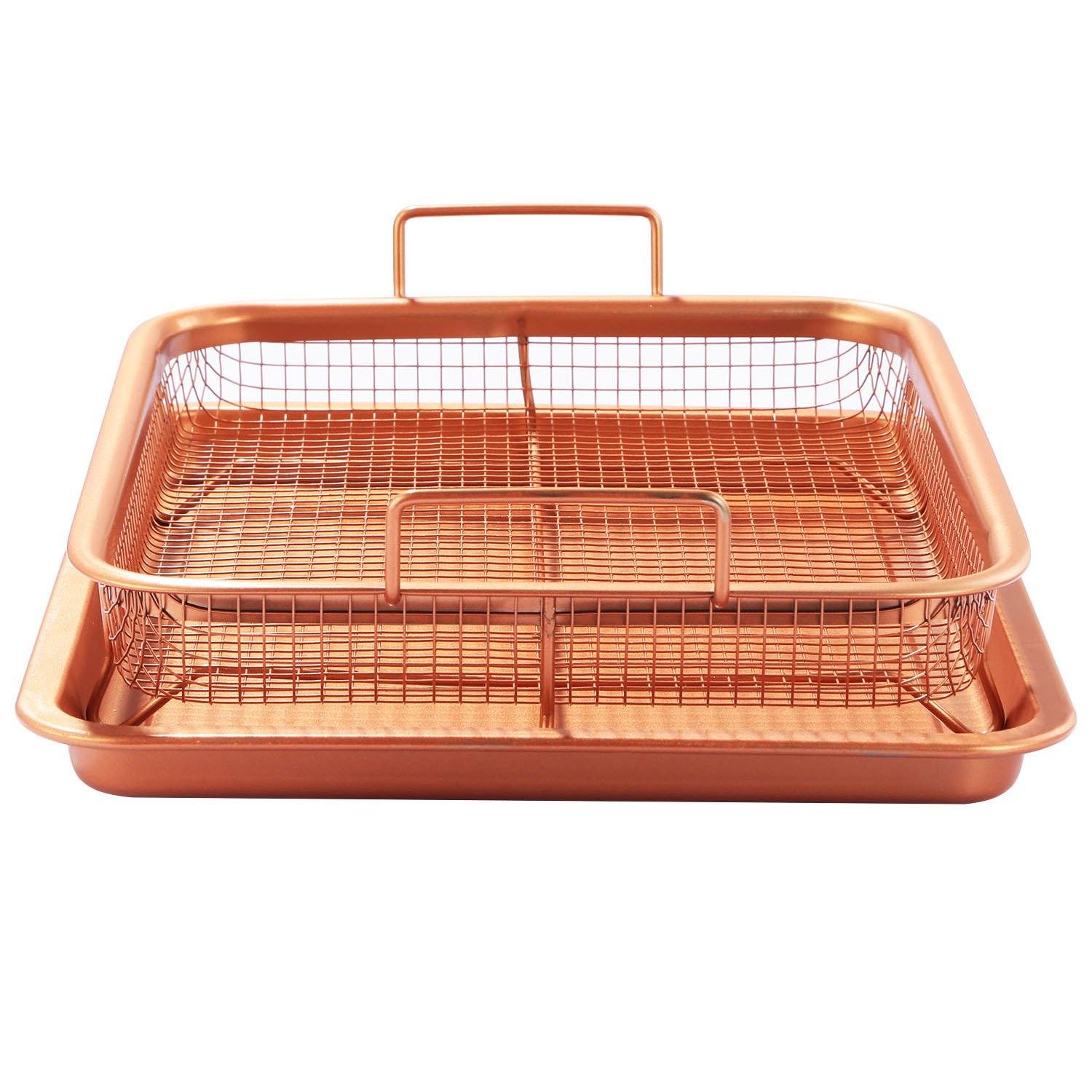 Crispy Tray Set Non Stick Grill Basket Kitchen & Dining refund_fee:1200