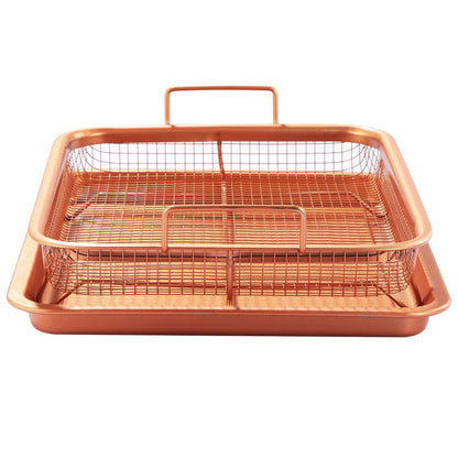 Crispy Tray Set Non Stick Grill Basket Kitchen & Dining refund_fee:1200