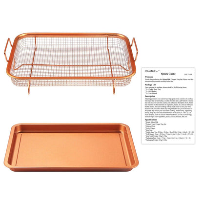 Crispy Tray Set Non Stick Grill Basket Kitchen & Dining refund_fee:1200