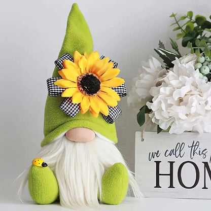 Cuddly Sunflower Bee Doll Ornament Green __stock:200 Furniture and Décor refund_fee:800