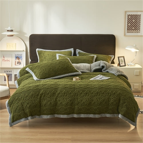 Warm Milk Velvet Duvet Cover