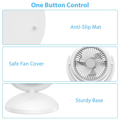 Desk Air Circulator Fan 4 Speed Adjustment __stock:50 Household Appliances refund_fee:1200 Warranty