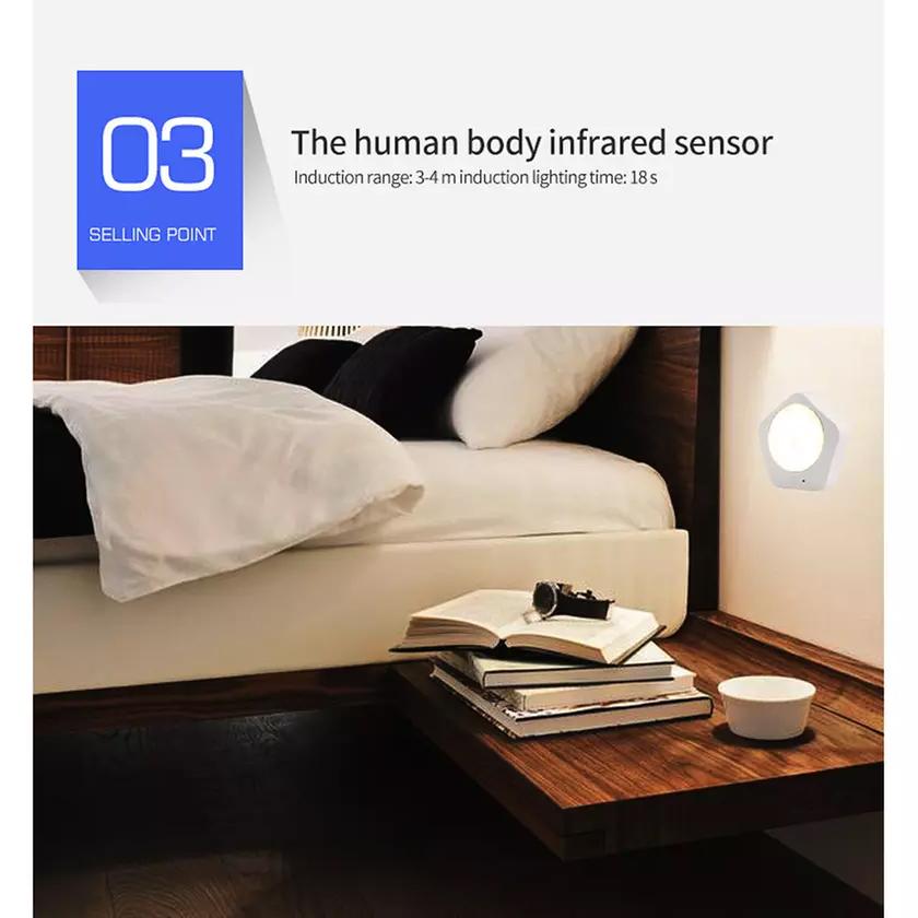 Dimmable Color Changing Sensor Light with Remote Controller-3 Modes Indoor Lighting refund_fee:800 Warranty