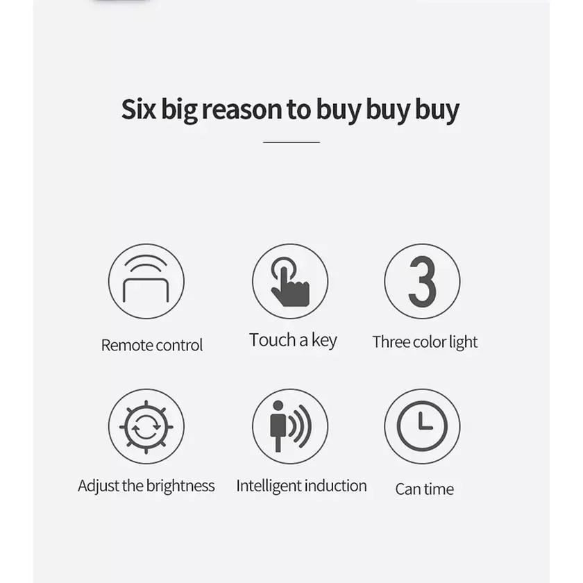 Dimmable Color Changing Sensor Light with Remote Controller-3 Modes Indoor Lighting refund_fee:800 Warranty