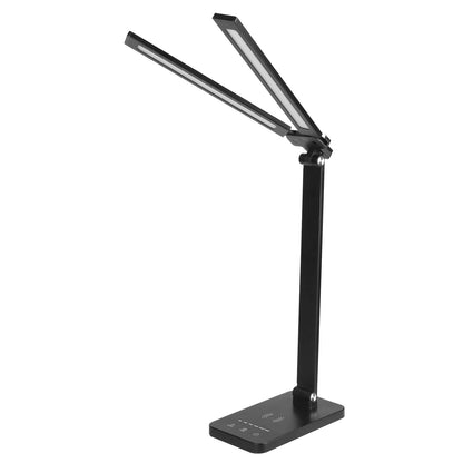 Double Head Desk Lamp with Wireless Charging USB Port __stock:50 Indoor Lighting refund_fee:1800 Warranty