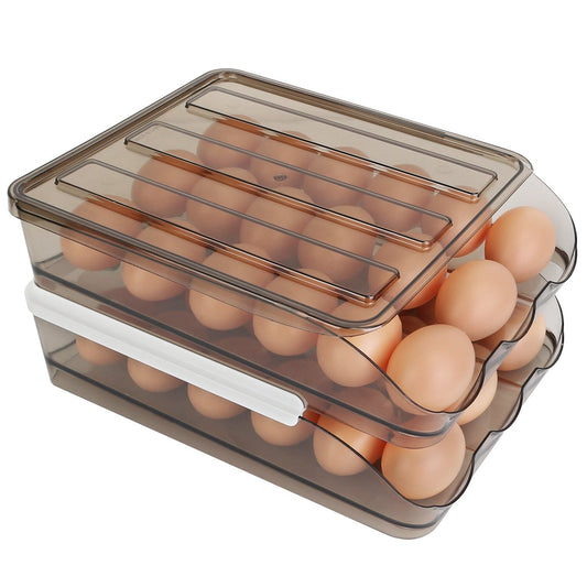 Double Layer Egg Storage for Refrigerator __stock:50 Kitchen & Dining refund_fee:1200