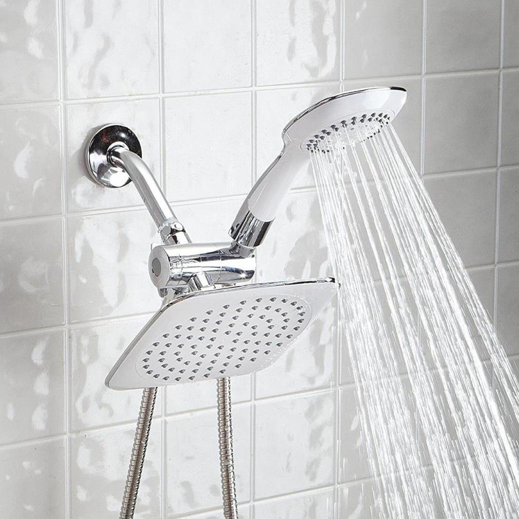 Dual-head Shower Massager with Rainfall __stock:50 Bath refund_fee:1200