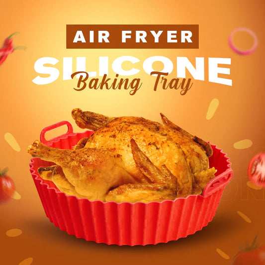 Air Fryer Silicone Baking Tray（100% Edible Silicone） Kitchen & Dining