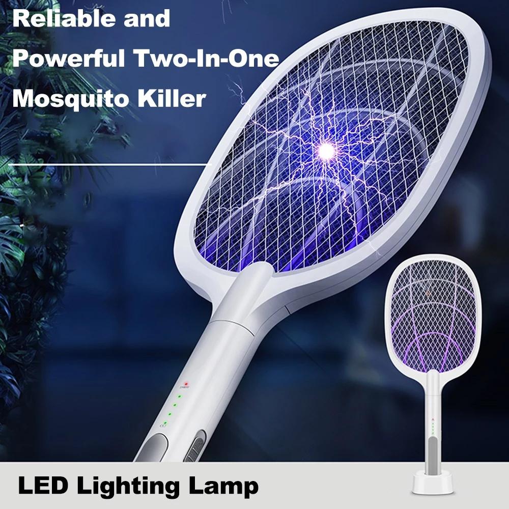 Electric Bug Zapper Racket Pest Control refund_fee:1200 Warranty