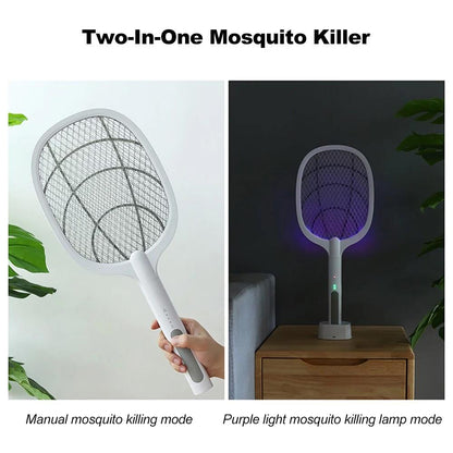 Electric Bug Zapper Racket Pest Control refund_fee:1200 Warranty