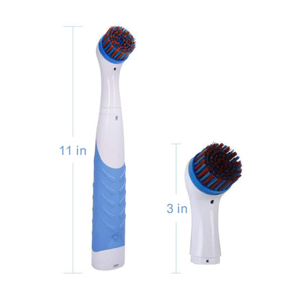 Electric Cleaning Brush with Household All Purpose 4 Brush Heads __stock:200 Household Appliances refund_fee:1200 Warranty