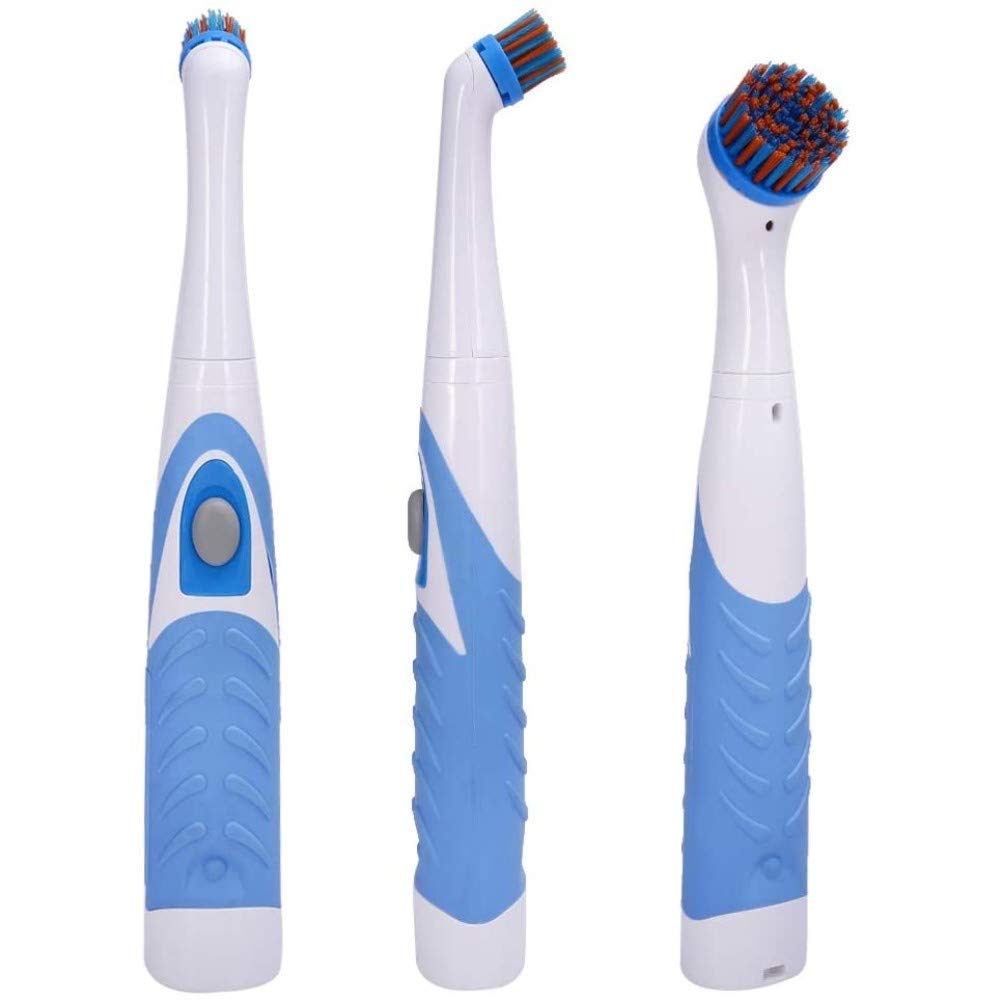 Electric Cleaning Brush with Household All Purpose 4 Brush Heads __stock:200 Household Appliances refund_fee:1200 Warranty