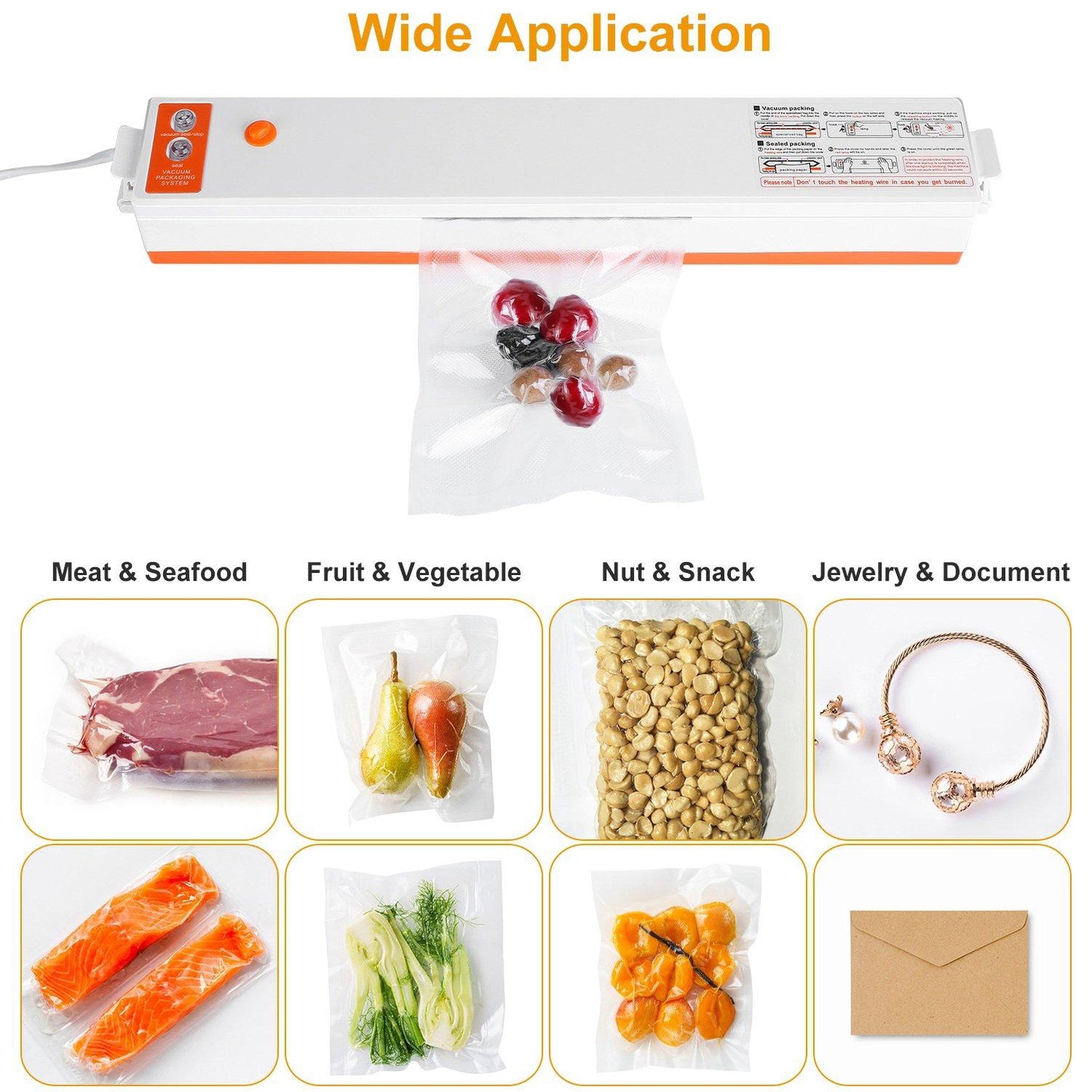 Electric Food Vacuum Sealer Machine Kitchen & Dining refund_fee:1200