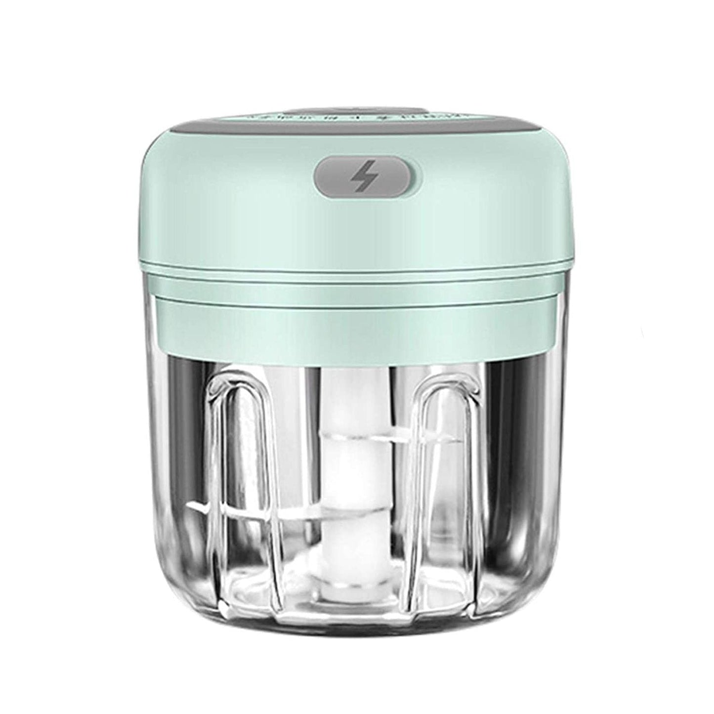 Electric Garlic Mini Crusher Green 250ML __stock:500 Kitchen & Dining refund_fee:1200