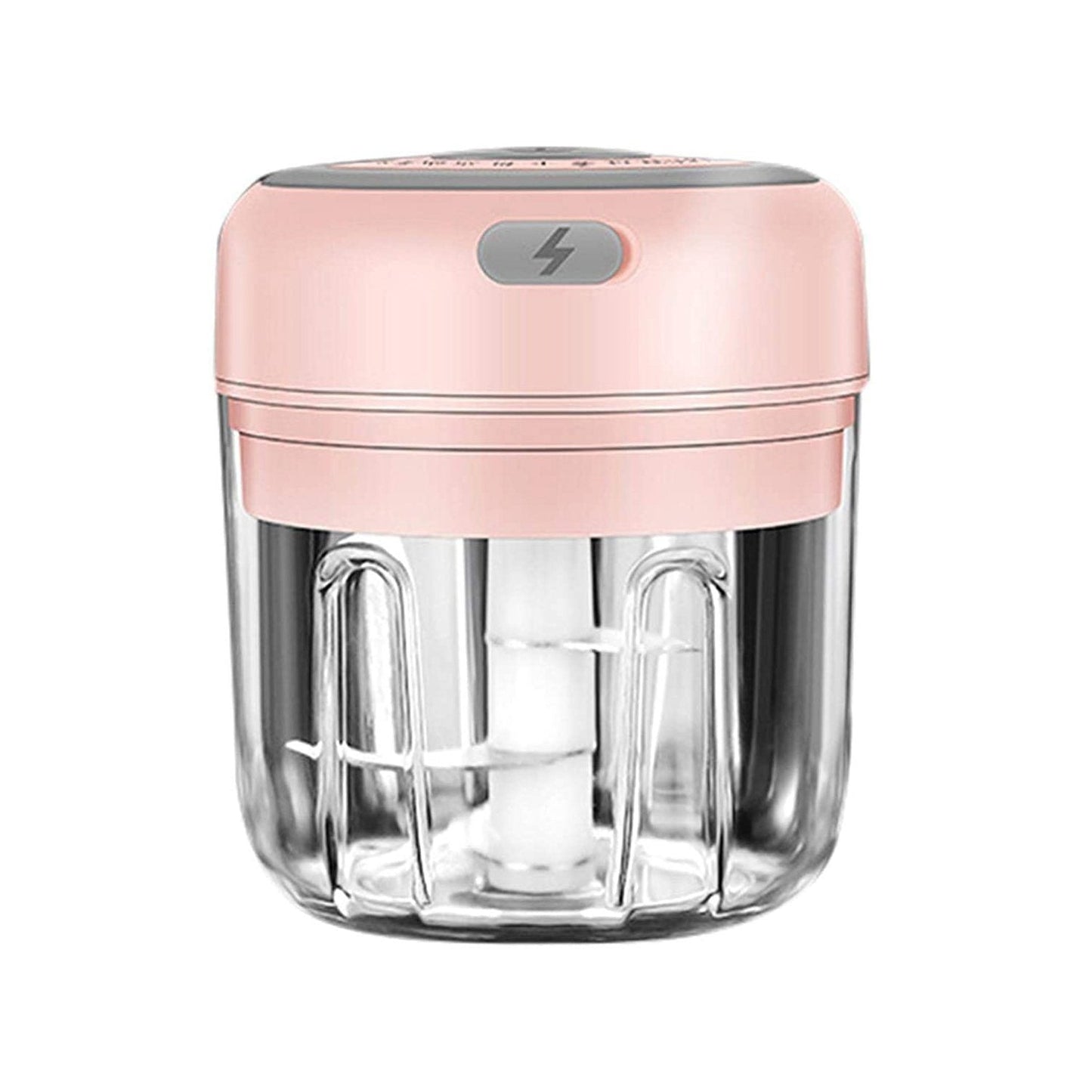 Electric Garlic Mini Crusher Pink 250ML __stock:500 Kitchen & Dining refund_fee:1200