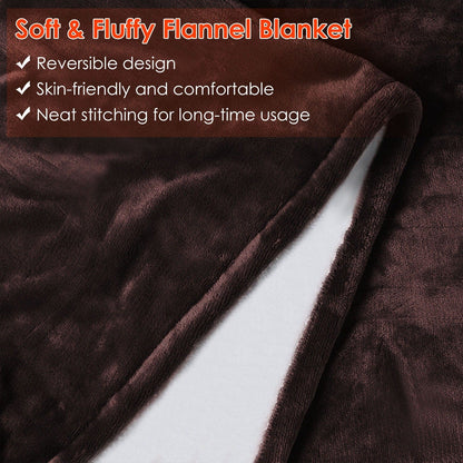 Electric Heated Flannel Throw Blanket __label2:BOGO 30% OFF __stock:50 Bedding Low stock refund_fee:1800