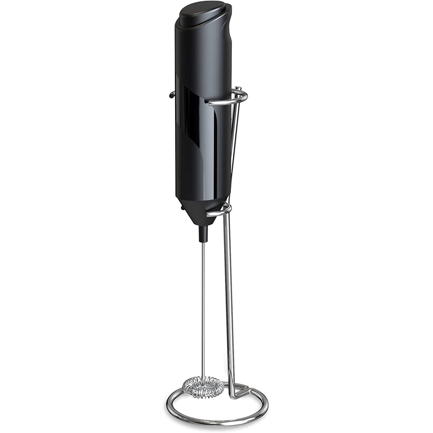 Electric Milk Frother Handheld with Stainless Steel Stand __stock:200 Kitchen & Dining refund_fee:800 Warranty