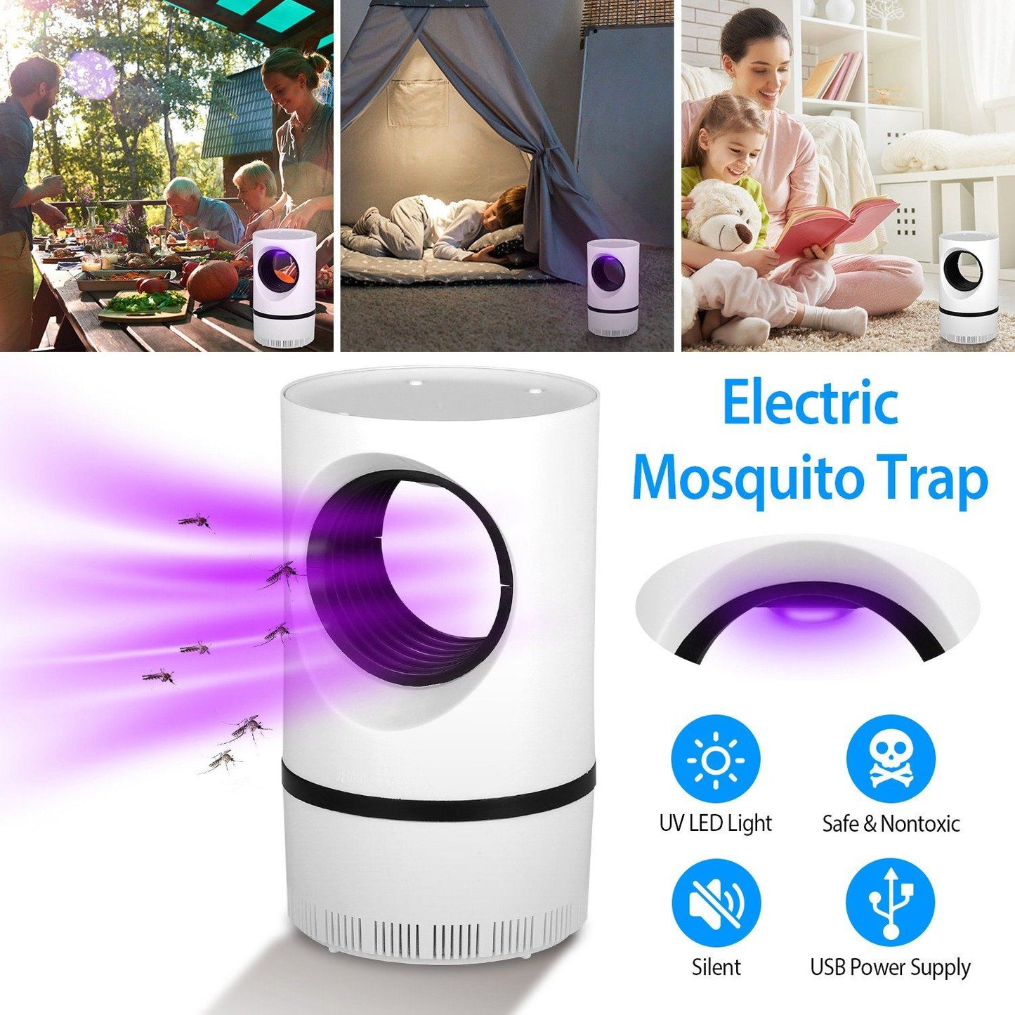 Electric Mosquito Trap Pest Control refund_fee:800 Warranty