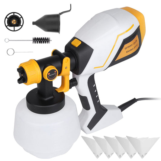 Electric Paint Sprayer HVLP with Different Spray Patterns 1200ML Detachable Container __stock:50 Home Improvement Low stock refund_fee:1800 Warranty